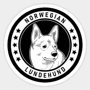 Norwegian Lundehund Fan Gift Sticker